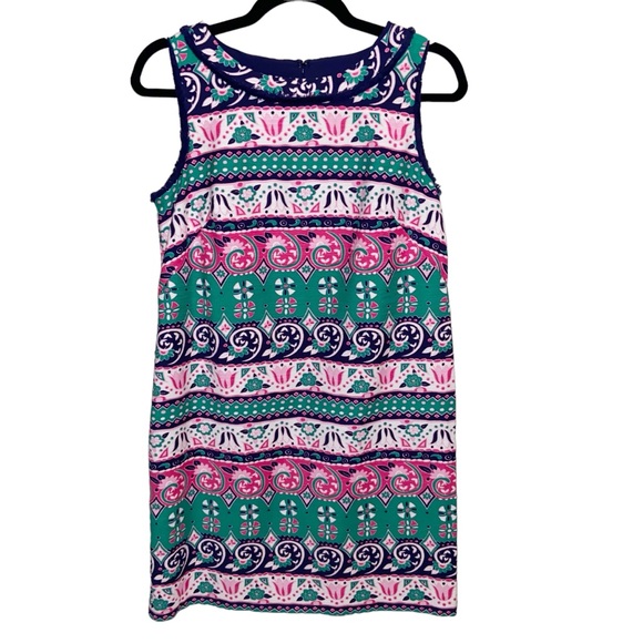 Talbots Dresses & Skirts - Talbots Dress Womens Size 8 Petite Sleeveless Sheath Colorful Multicolor Floral